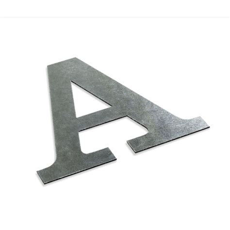 large sheet metal letters|5 galvanized steel letters.